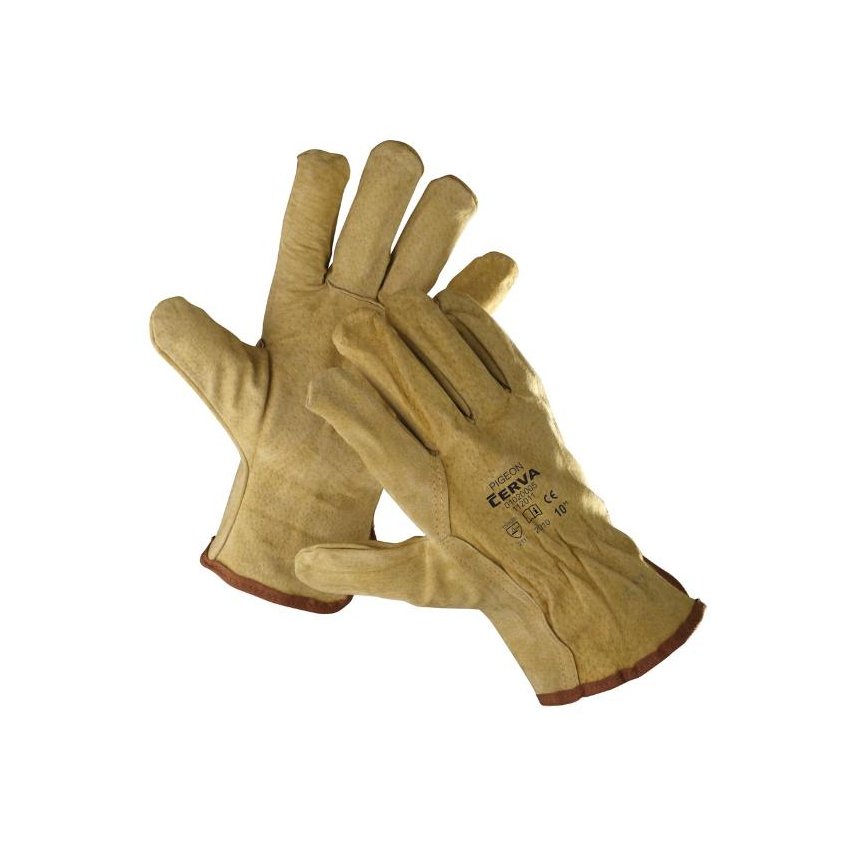RUKAVICE PIGEON CELOKOŽ. VEPŘ. ŠTÍP. 9