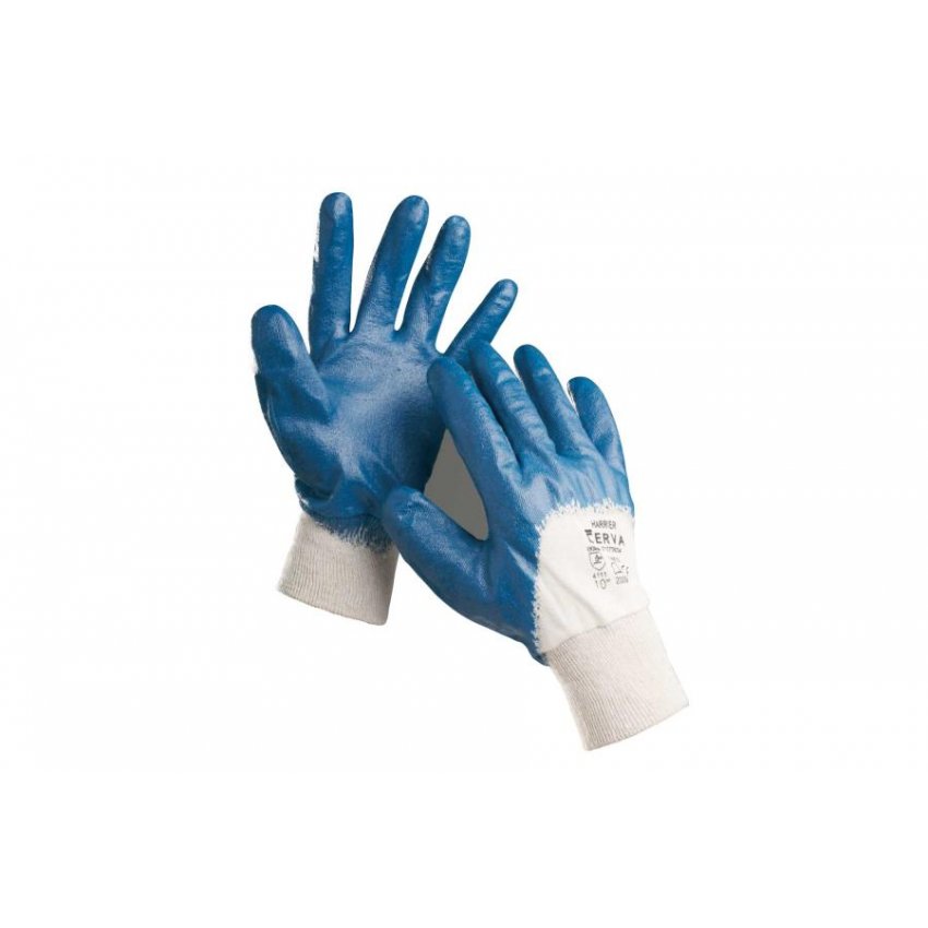 RUKAVICE HARRIER MÁČENÉ NITRIL 10