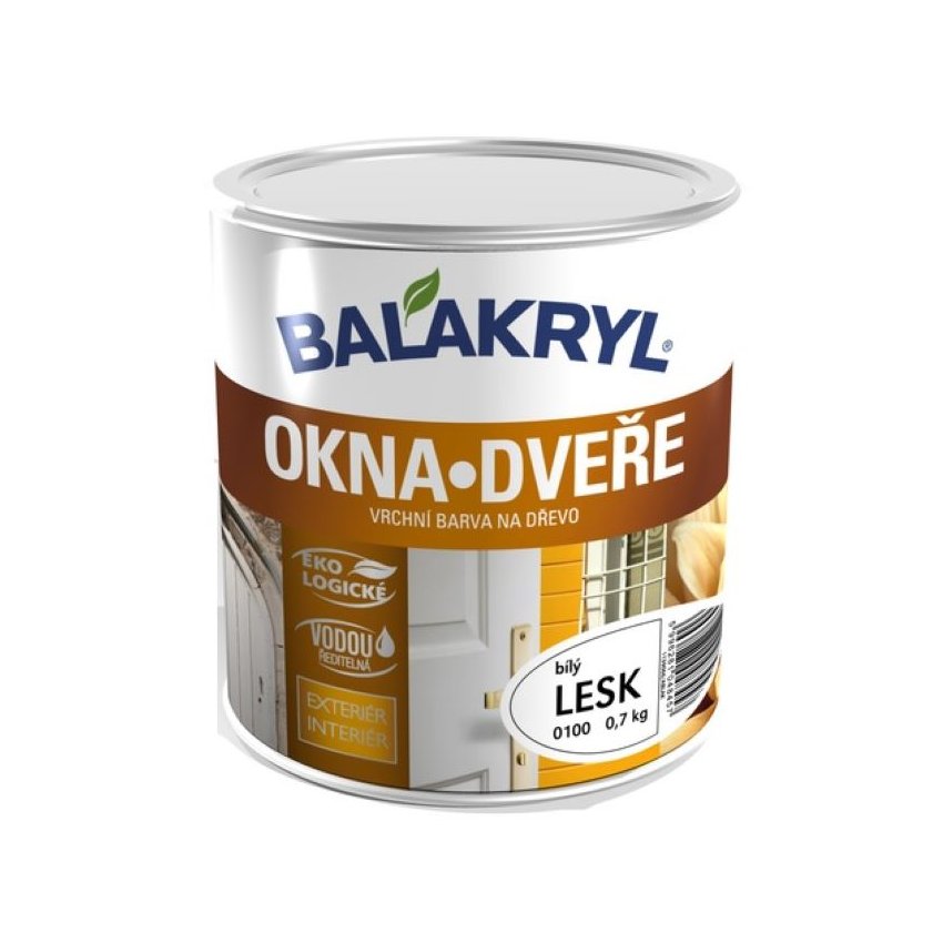 Balakryl OKNA a DVEŘE 0100 bílý (0.7kg)
