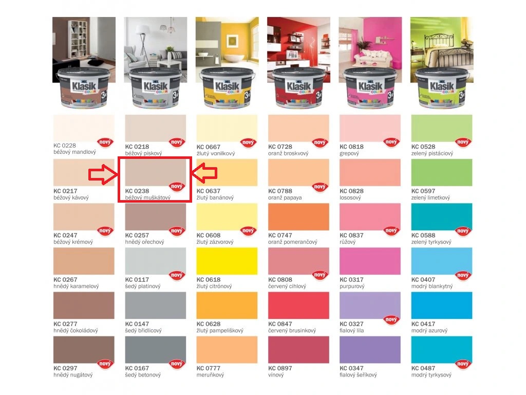 het klasik color 0238 bezovy muskatovy vzornik